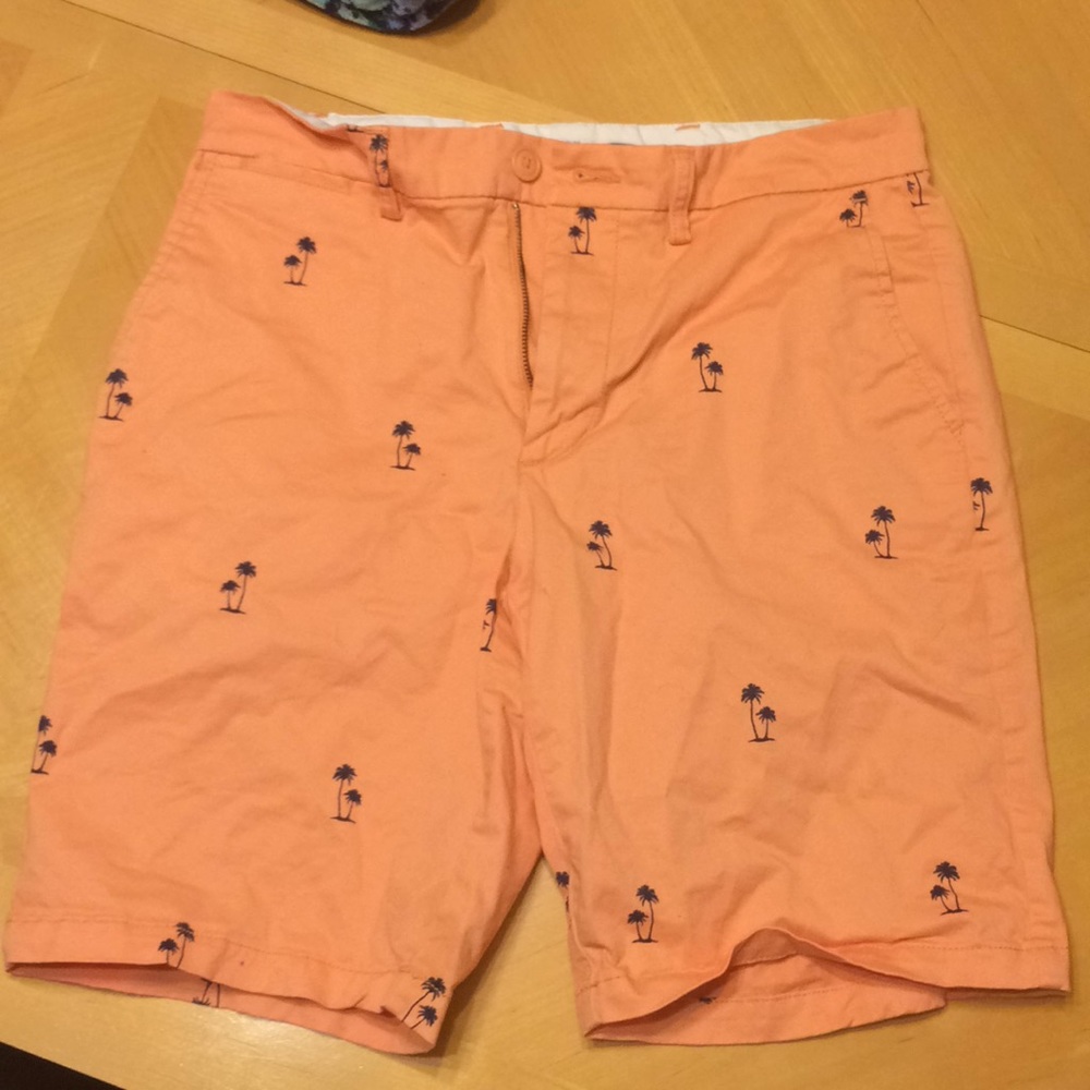 Orange and navy blue old navy shorts